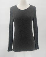 Hi-Soft Double Faced Long Sleeve Top, Black