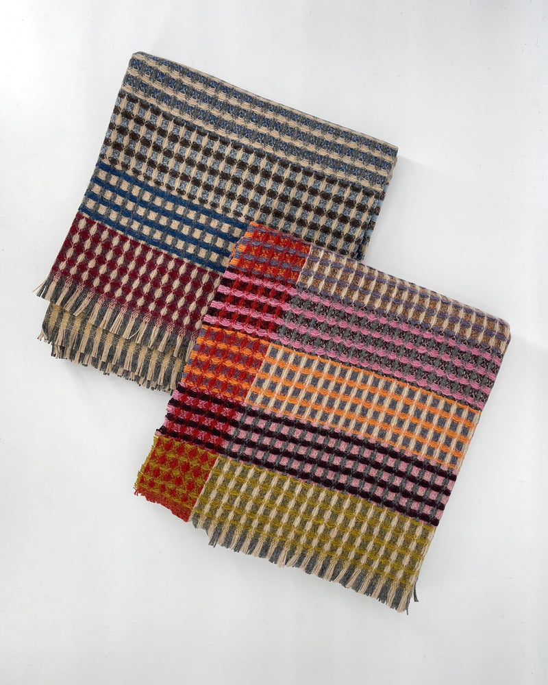 Waffle Wool Throws