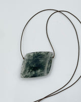 Margaret Solow Green Tourmalated Quartz Necklace *
