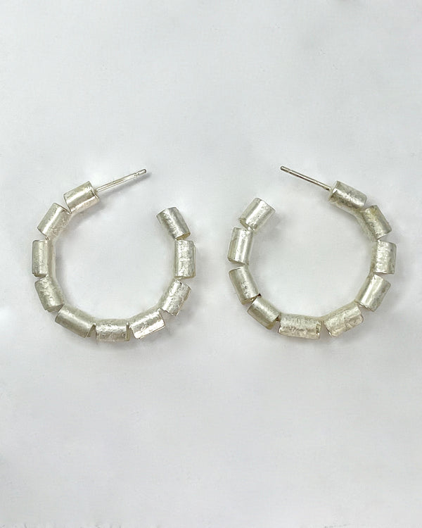 Biba Schutz Large Semented Hoops Earrings