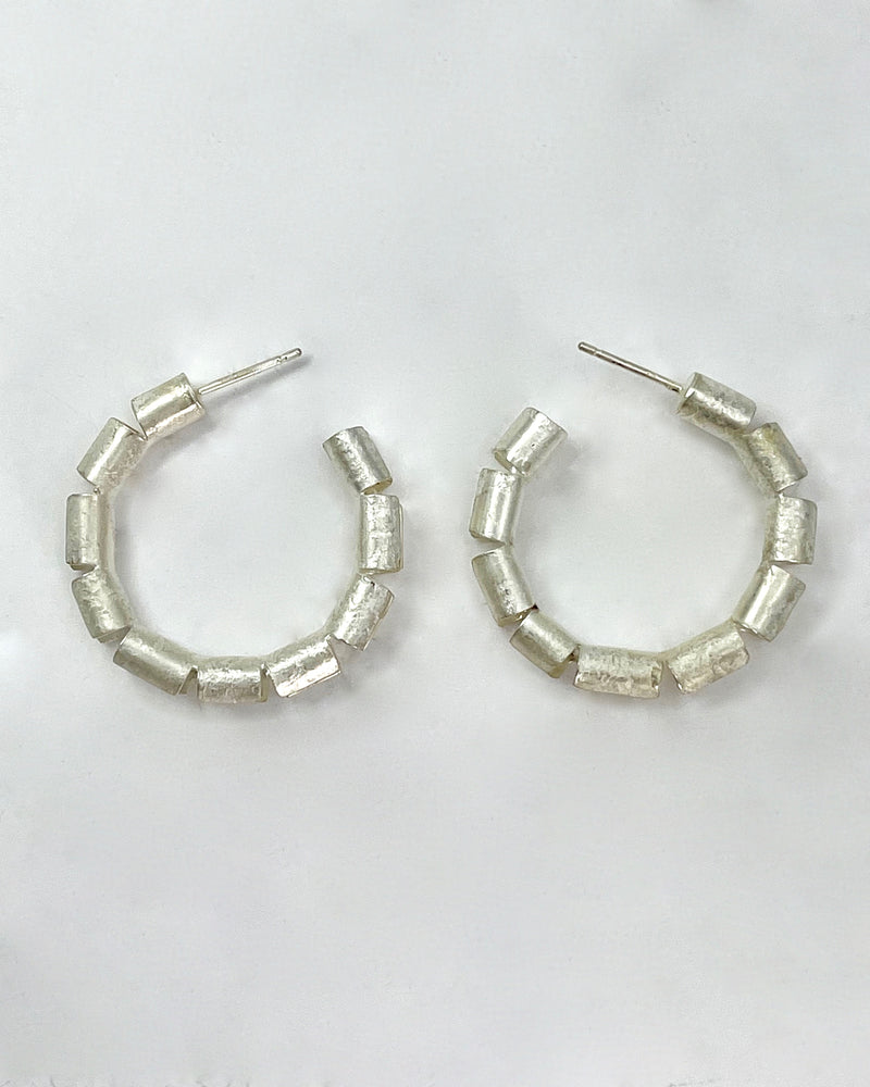 Biba Schutz Large Semented Hoops Earrings