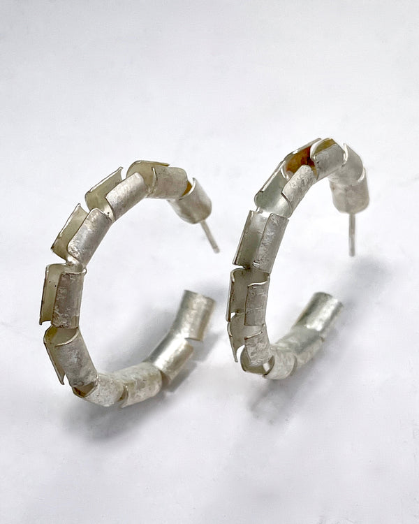Biba Schutz Large Semented Hoops Earrings