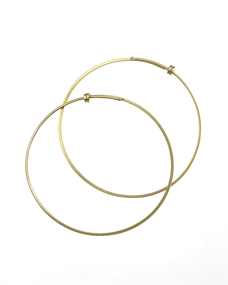 Carla Caruso Round Dainty Hoops