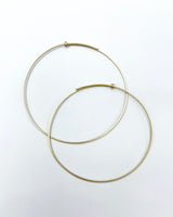 Carla Caruso Round Dainty Hoops