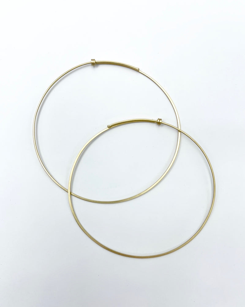 Carla Caruso Round Dainty Hoops