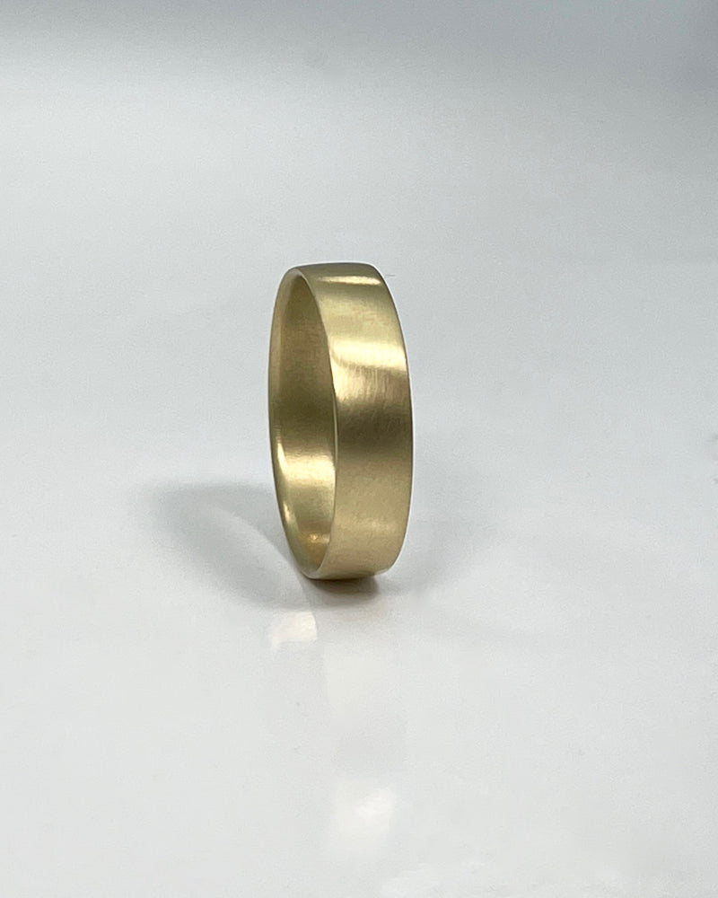 Carla Caruso Extra Large 14K Flat Band