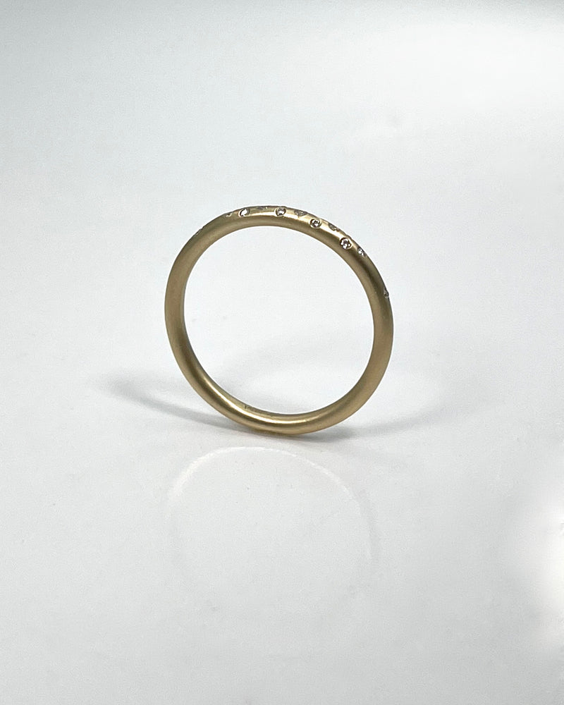 Carla Caruso Round 14kt Gold Bands