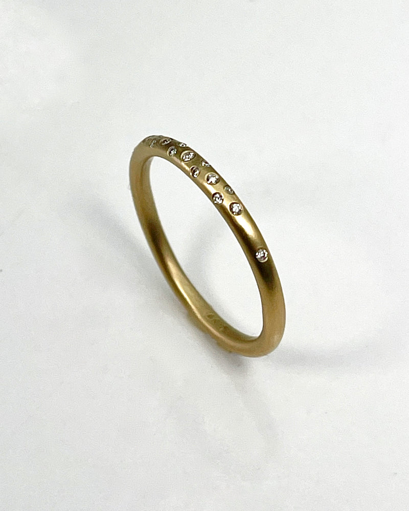 Carla Caruso Round 14kt Gold Bands