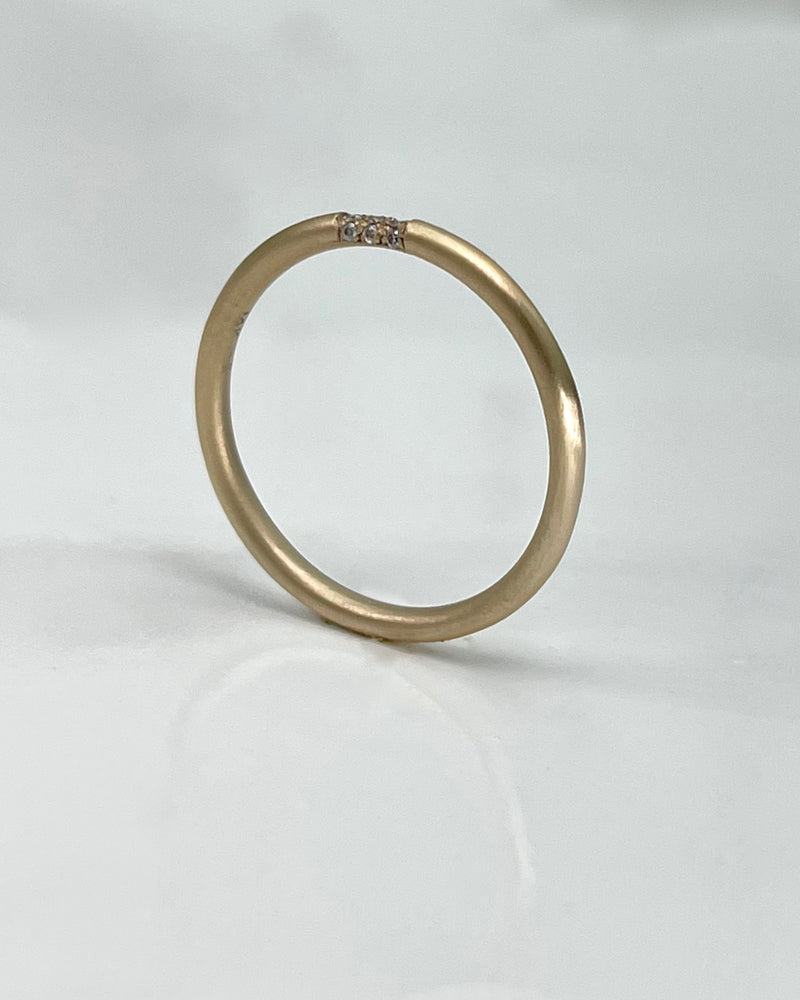 Carla Caruso Round 14kt Gold Bands