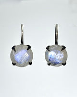 Classic Faceted Stone Drop Earrings