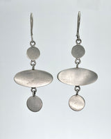 Jane Diaz Small Disc & Ellipse Drop Earrings