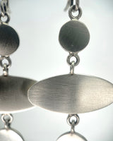 Jane Diaz Small Disc & Ellipse Drop Earrings
