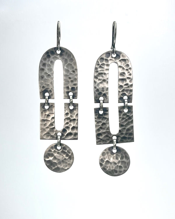 Mixed Shape Drop Earrings
