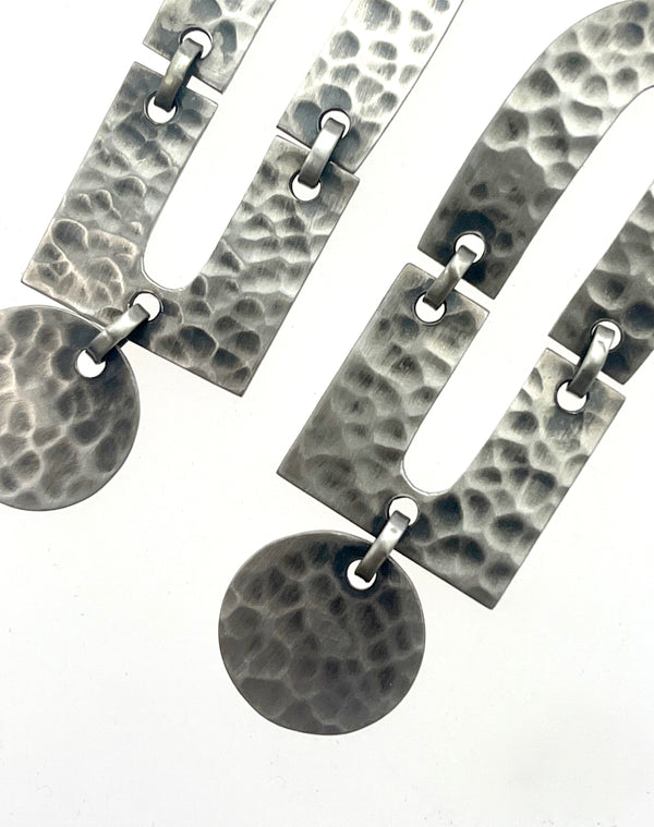 Mixed Shape Drop Earrings