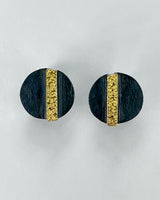 Heather Guidero Small Carved Oval Platform Earrings