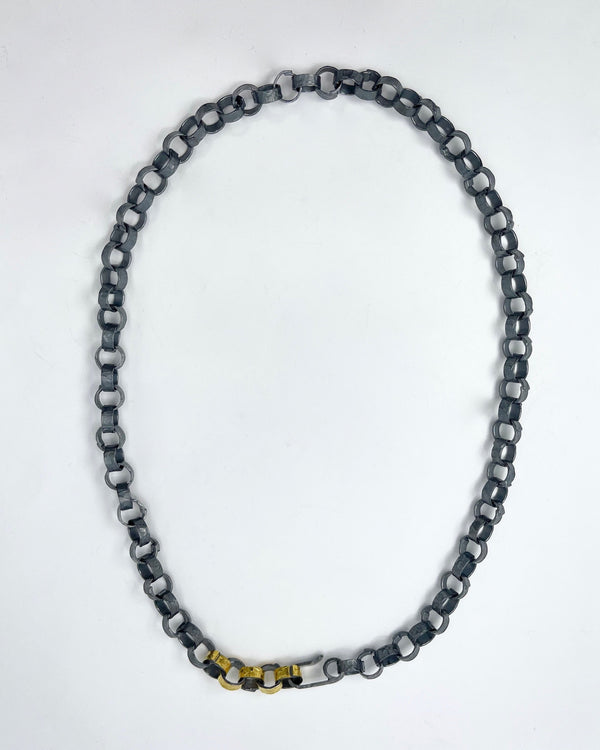 Heather Guidero Hammered Chain Necklace