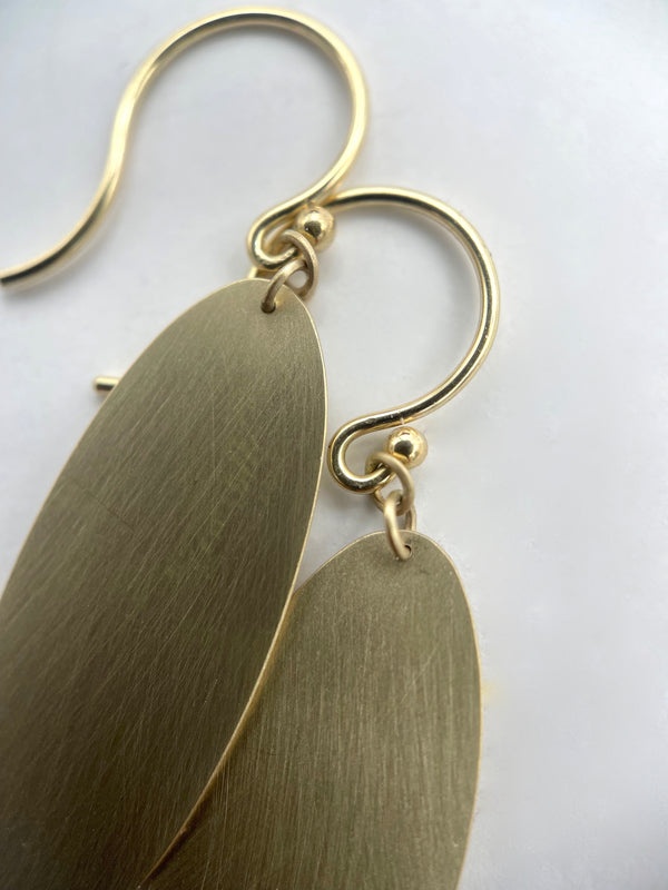 Carla Caruso Solid Ovalong Earrings