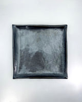 Iron Glaze 9" Square Plate