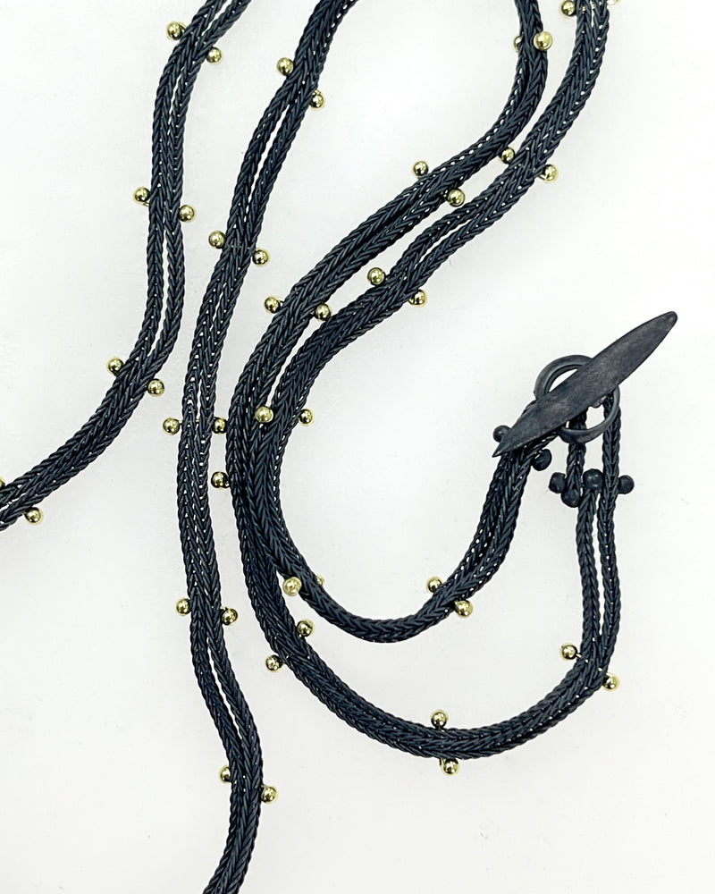 TenThousandThings 18kt Gold Studded Choker Necklace