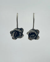 Julie Cohn Silver Petite Rose Earrings