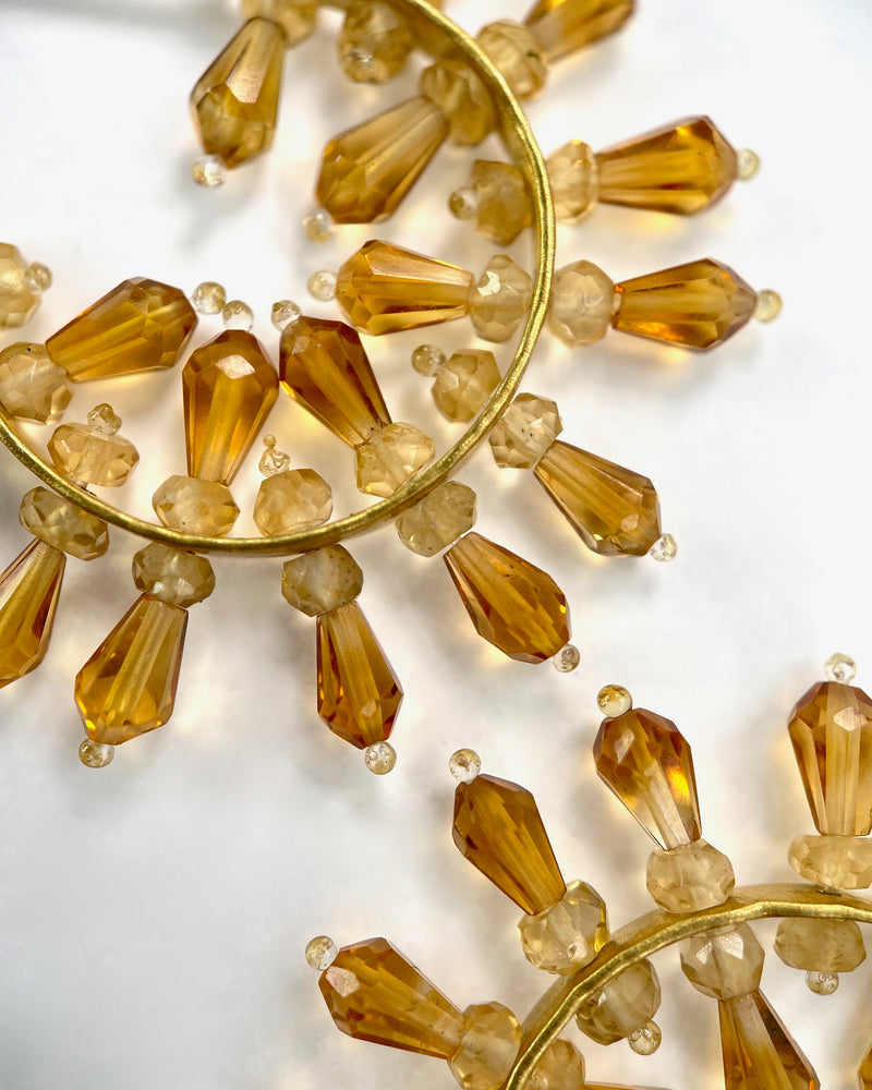 Katerina Ioannidis Lightsource Gold Hoop Earrings