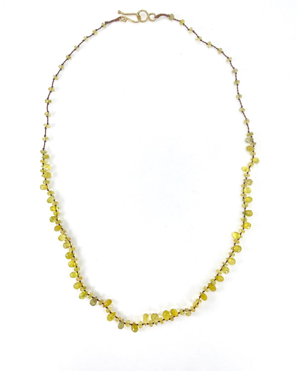 Lena Skadegard Yellow Sapphire Necklace