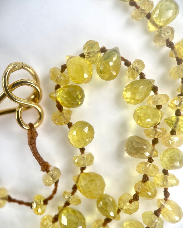 Lena Skadegard Yellow Sapphire Necklace
