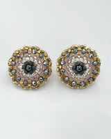 Miguel Ases Medium Button Earrings