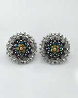 Miguel Ases Medium Button Earrings