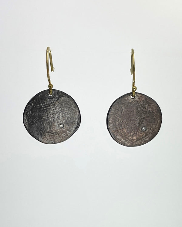 Sarah McGuire Myrtle Earrings with Diamonds