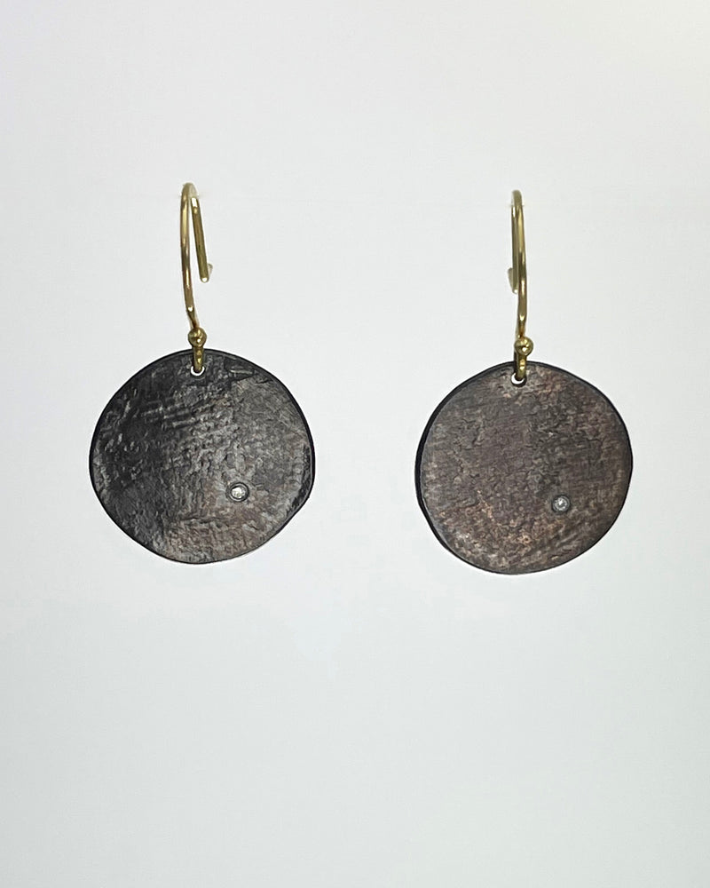 Sarah McGuire Myrtle Earrings with Diamonds