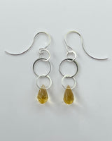 Melissa Joy Manning Three Drop Chain Earrings