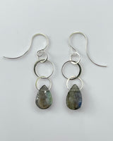 Melissa Joy Manning Three Drop Chain Earrings