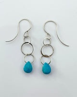 Melissa Joy Manning Three Drop Chain Earrings