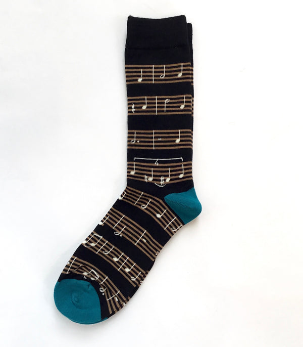 Men's Sheet Music Socks