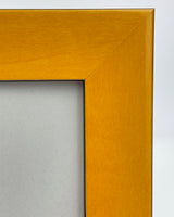 Wide Burl Wood Apricot Frames